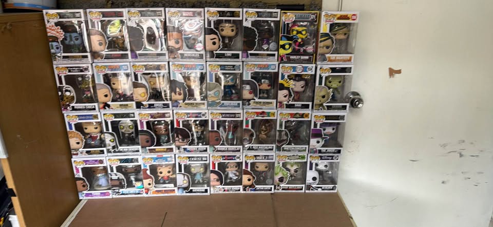 Customer Order of Funko Pops 108 4'' Plus 15 Deluxe
