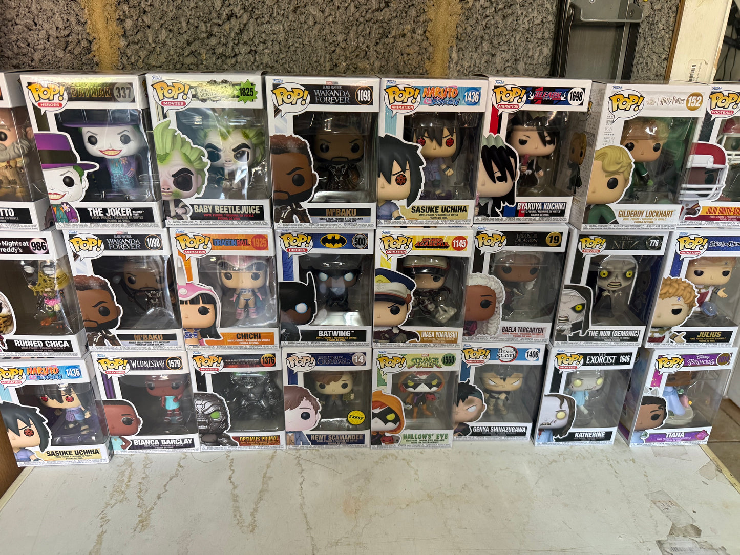 108 Funko Pop Vinyl Figure Bundle Job Lot 3 Chase Marvel Anime Disney Pokemon for Daniel