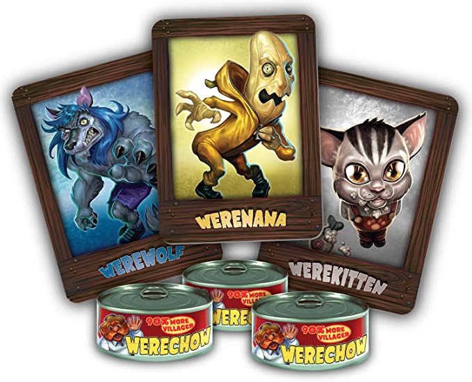 Bezier Games Werebeasts Party Strategy Fast Paced Interactive Card Game