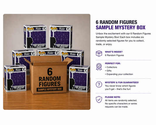 6x Funko Pop Bundle Mystery Box | New | Random Anime Marvel DC Movie TV No Duplicates